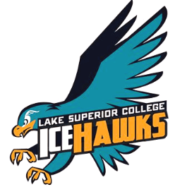 Lake Superior College's IceHawks logo